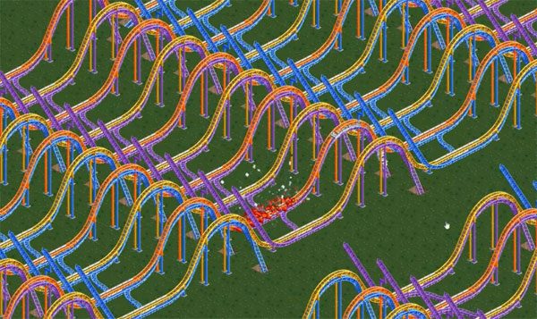 YouTuber bouwt functionele rekenmachine in RollerCoaster Tycoon