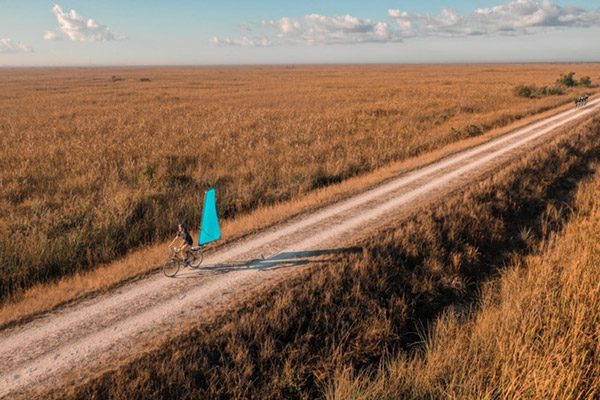 CycleWing: een zeil voor op je fiets