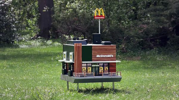 McDonald’s heeft een mini-restaurant voor bijen geopend