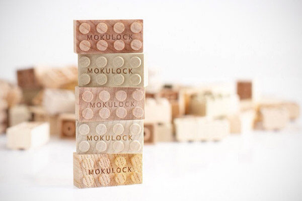 Mokulock: een duurzame variant op Lego gemaakt van zes houtsoorten