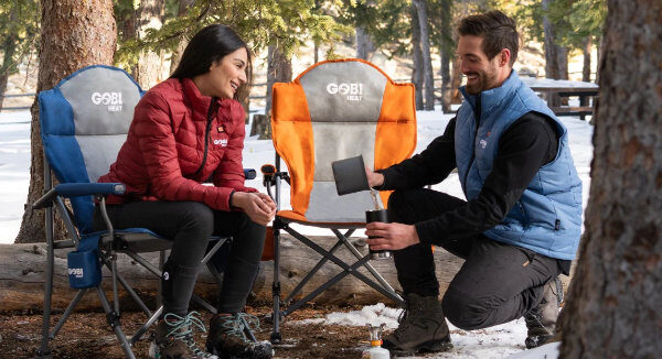 Gobi Heat: de campingstoel met ingebouwde stoelverwarming